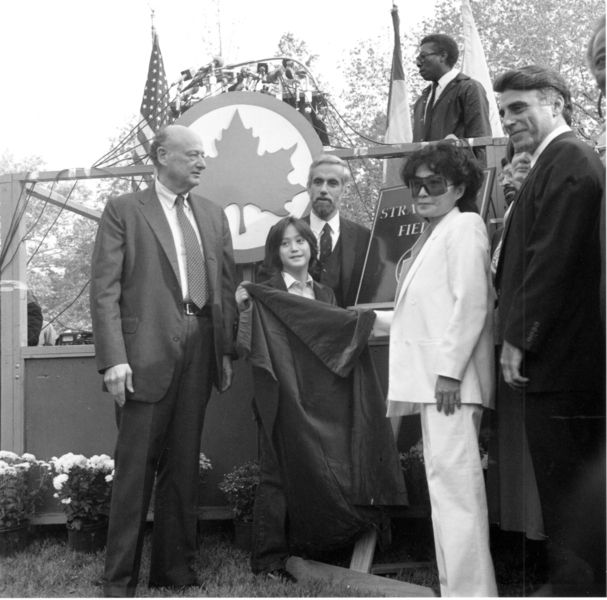 strawberry fields central park map. Unveiling of Strawberry Fields