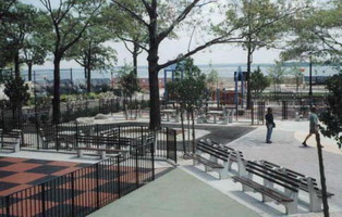 Photo of a park. Linked to enlarge image.