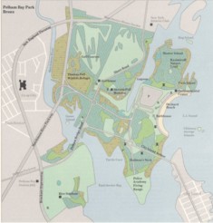 Map of Pelham Bay Park