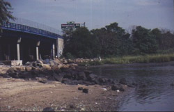 Photograph of the Belt Parkway Bridge reconstruction area
