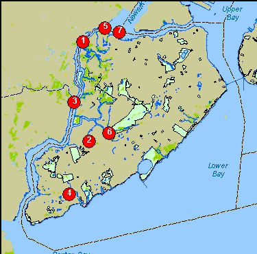Map of Staten Islland protection sites
