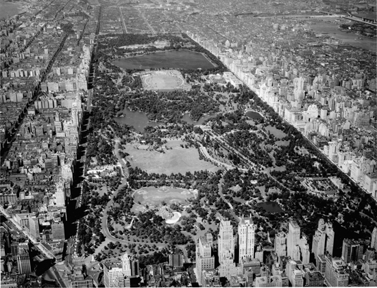 24, 1938 aerial view of Central Park. Neg. 14257 Image of 24, 1938 aerial view of Central Park. Neg. 14257