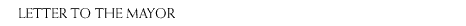 Link to Letter to the Mayor