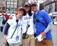 Photo of Parks interns at Adventures NYC event