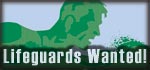 Lifeguards wanted graphic