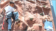 Kids rock climbing for Adventures NYC