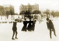 Ice skating at 72nd Street Lake Central Park 1894