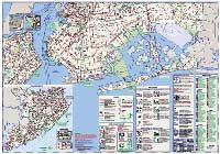 Thumbnail image of the NYC DOT greenway map back links to large PDF of map