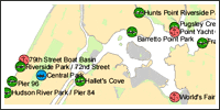 Recreational boating map