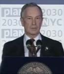 Mayor Michael Bloomberg delivering Earth Day speech