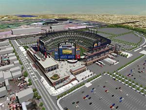 Artist Rendering of Citi Field from Above