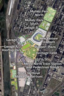 Sattelite View of Area as projected at completion of project in 2011