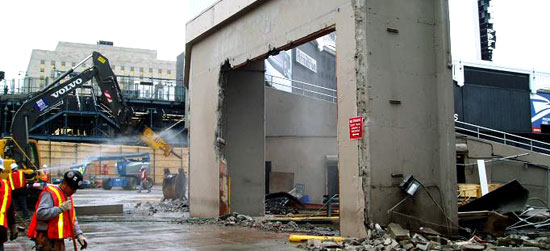 Start of Deconstruction : April 2009