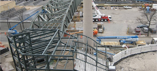 New Metro North Station and Pedestrian Bridge: January 2009