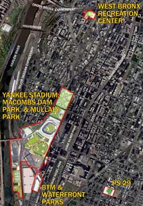 Rendering of proposed Yankee Stadium redevelopment