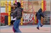 Children Playing in Thorpe Family Playground