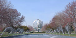 Photo of Unisphere and fountains