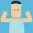 BeFitNYC Male Weightlifter Character Icon