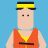 BeFitNYC Male Kayaker Character Icon