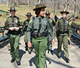 Work at Parks Enforcement - Parks Enforcement Patrol officers on duty