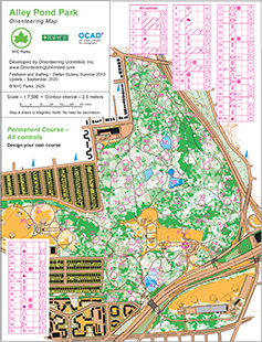 Alley Pond Park Map Orienteering At Alley Pond Park : Nyc Parks