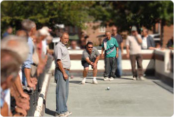 History of Bowling, Boules, and Bocce in Parks : NYC Parks